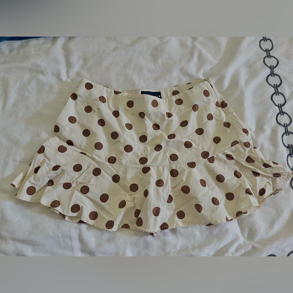 Zara polka dot Skort!